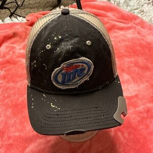 Black and Tan Trucker Hat